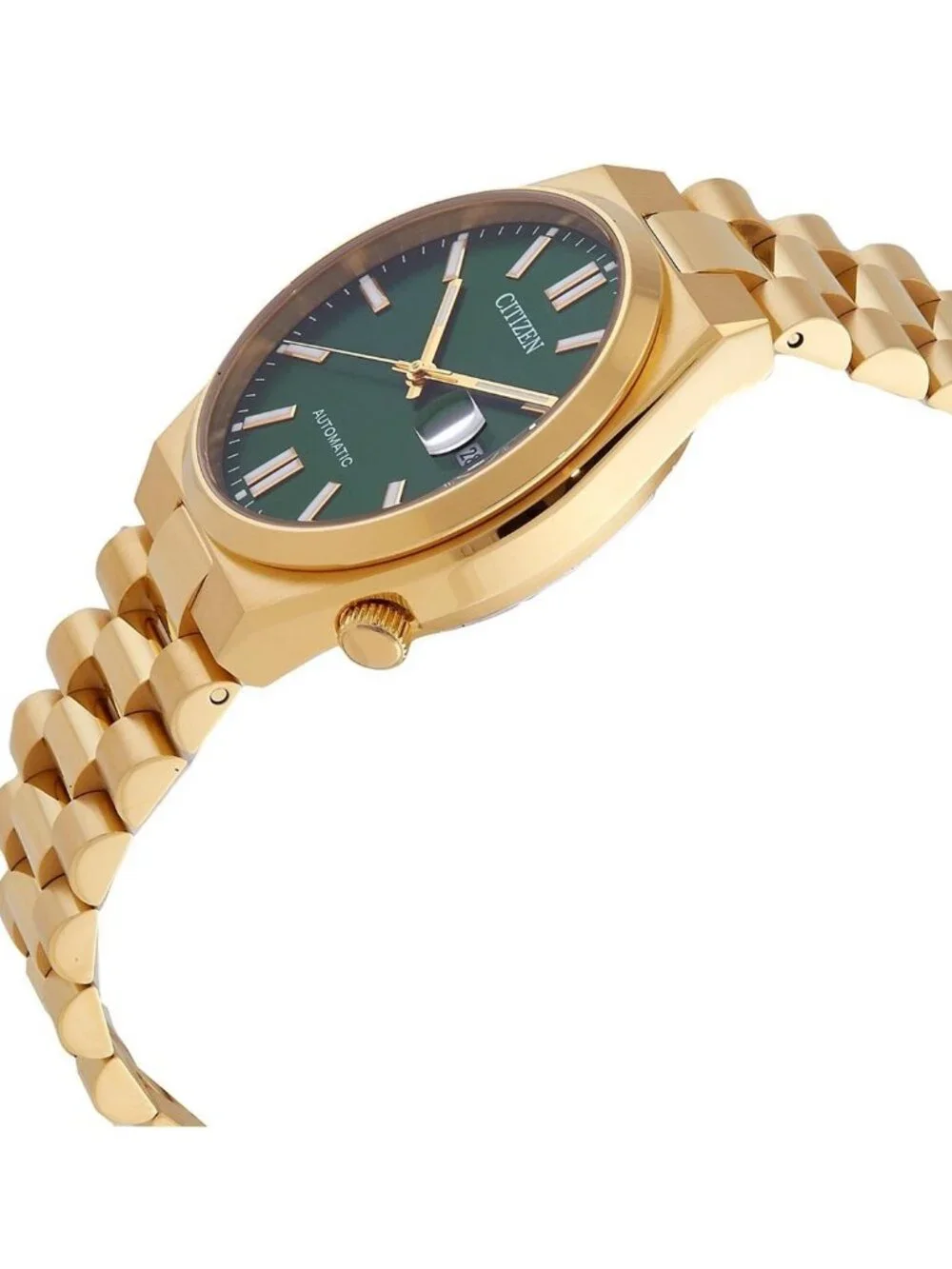 NWT Citizen Tsuyosa Automatic Green Green Sunray Dial Watch